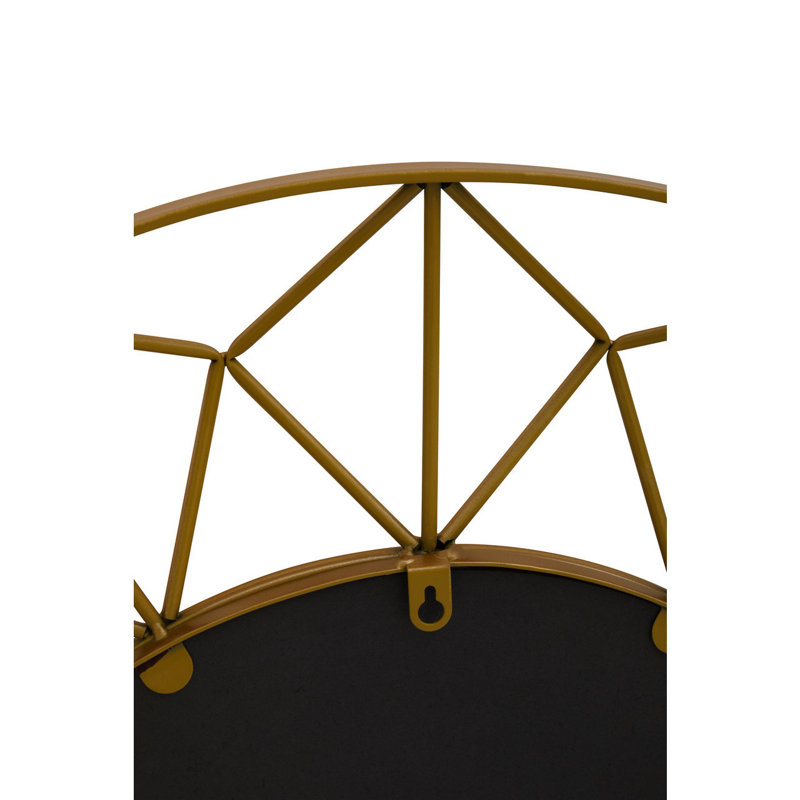 Nipinnawasee Metal Round Wall Mirror