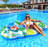 Inflatable Pool Float Chair With Cooler, Heavy Duty Pool Floats, Floating Pool Chairs Water Floties For Adult With Cup Holder & Backrest