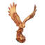 Figurine majestueuse aigle à tête blanche - Statue patriotique imitation bois sculpté