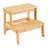  Natural Bamboo Step Stool - Elegant, Durable, Safe & Versatile For Home Use