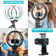 14'' LED Ring Light With 50'' Adjustable Tripod Stand, Touch Control Panel With 5 Colour Modes & 10 Brightness Levels, Phone Holder For Live Streaming, Youtube, Tiktok, Compatible With All Smartphones