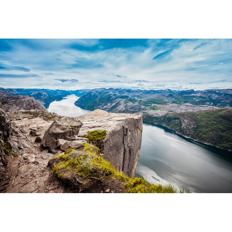 Preikestolen Or Prekestolen - Wrapped Canvas Print, 30cm H x 46cm W x 3.8cm D