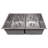 ZLINE 33 in. Anton Undermount Double Bowl Satin Stainless Steel Kitchen Sink with Bottom Grid (SR50D-33S)