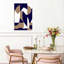 Abstract Geometric Shapes Abstract Bold Contemporary Wall Art Print 1 Piece Wrapped Canvas Wall Art-642666594