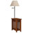 Wilfredo Solid Wood Lamp Table in Medium Oak