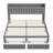 Avelyn Upholstered Bed Frame with 2 Footboard Drawers and Storage Platform-2074587205-2074587203