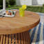 Table d'appoint d'extérieur en bois massif-158717142