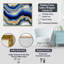 «Rose Blue Flower Cactus Grace I», impression d'art mural cactus floral-1745501909-1745501906