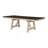 5Pc Cottage Style Extendable Dining Table Set Chalk Gray Tow Tone Finish Upholstered Chair Dining Room Wooden Furniture Two Self-Storing Refectory Leaves Solid Wood