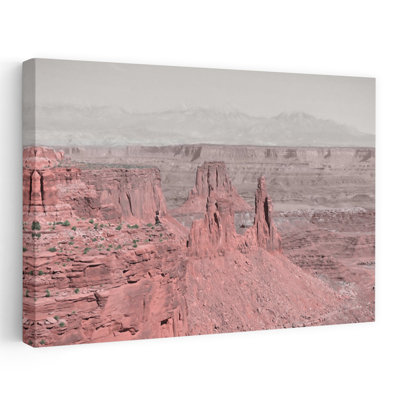 Canyonlands Dreamscape - Contemporary Canyon Red Rocks Surreal Colors Art