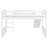 Twin Size Loft Bed With Slide And Ladder, White