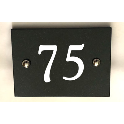 Brumby 10cm H Reflective Stone House Number
