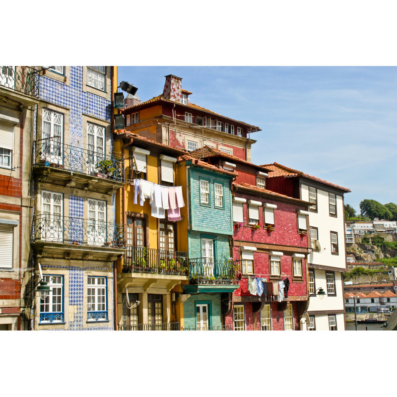 Les maisons colorées Dereion par Slowcentury, H 8 po x l 12 po