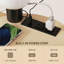 Tables de bout compactes avec station de charge, bois naturel, style industriel pour la maison