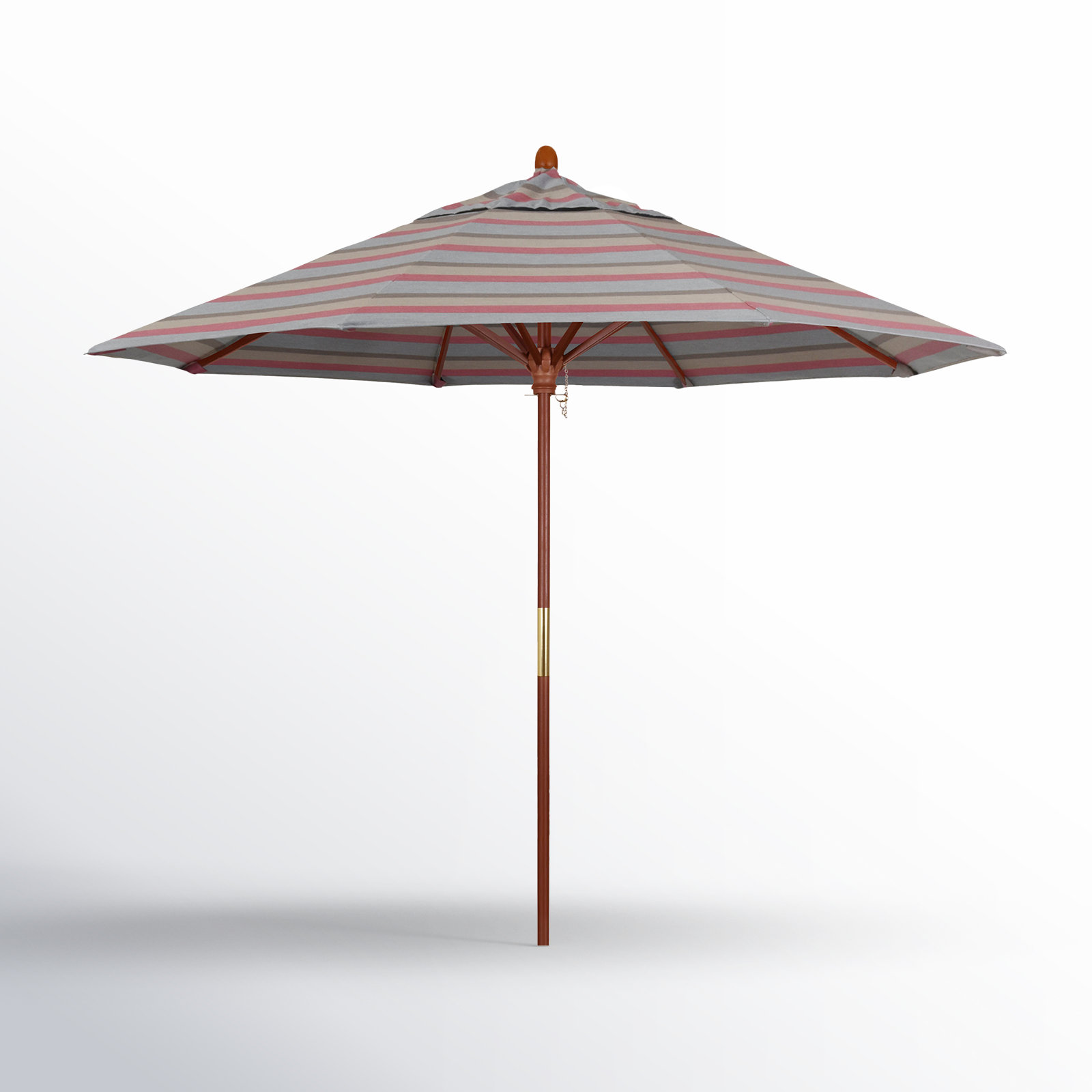 Manford 108'' Sunbrella® Outdoor Umbrella, Gateway Blush Sunbrella®