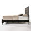 Grand lit gris vieilli