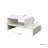 Coffee Table With Unique Architectural Shape,White-1693829174
