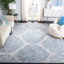 Tapis gris / bleu Jessa Ikat-2070886637