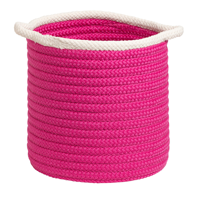 Panier en polypropylène, Noir, H 18 po x l 20 po x P 20 po