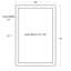 Perennial Rectangle Solid Wood Wall Mirror