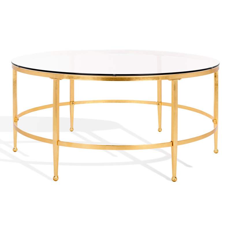 Edmund Cocktail Table, Antique Gold Gilt