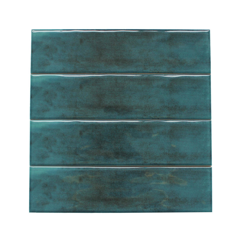 Carreau de céramique 3 "x 12" Marseille, Bleu foncé