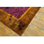 Grand tapis art déco mauve antique chinois