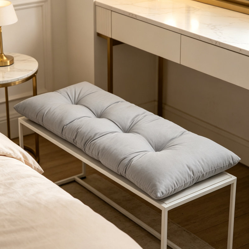 Ebern Designs Outdoor Long Bench Cushion