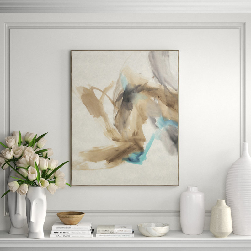 Expansion III Print by Giselle Kelly, 51.5" H x 41.5" W x 1.5" D, Glass Coat