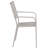 Oia Indoor-Outdoor Steel Patio Arm Chair with Square Back-20394775