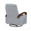 Fauteuil inclinable et oscillant gris Grey Boucle