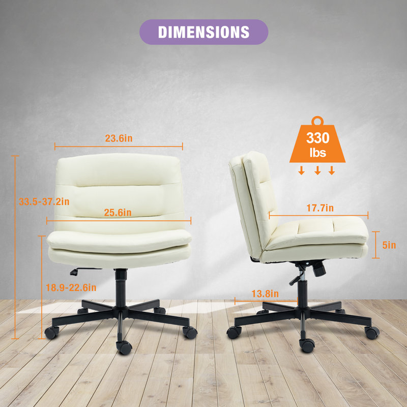 Fauteuil de bureau ergonomique Criss, Polyuréthane, Beige