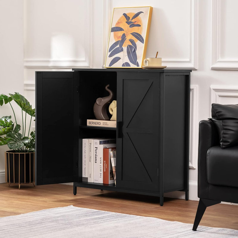 Farnborough Accent Cabinet, Black