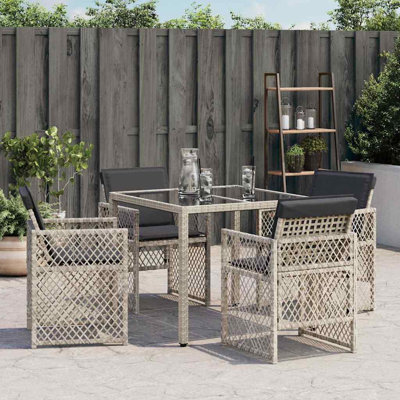 Outdoor Patio Dining Armchair with Cushion