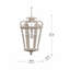 Lustre en bois de haute qualité, ampoule suspendue non incluse