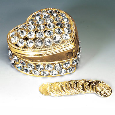 Arras Crystal Rhinestone Heart Box