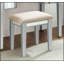 Ensemble de coiffeuse de style transitionnel avec tiroirs de rangement, miroir central et tabouret rembourré pour des meubles de chambre à coucher élégants-81826381