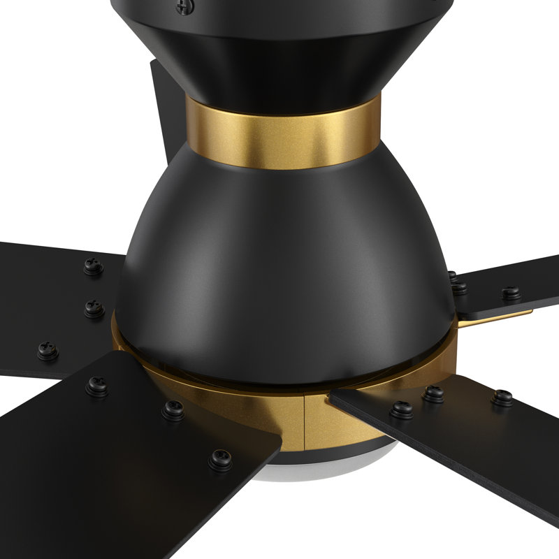 Aspen 52'' Smart Ceiling Fan With Remote, Light Kit Included, Works With Google Assistant And Amazon Alexa,Siri Shortcut.