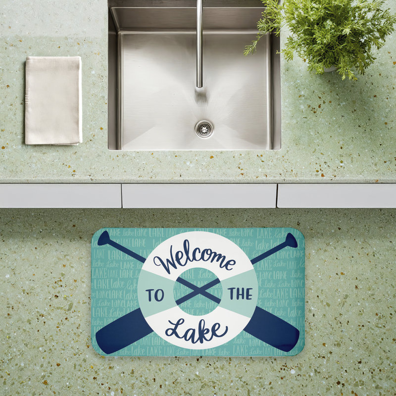 Tapis de sol anti-fatigue Welcome Lake Float & Paddles