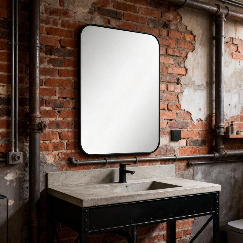 Metal Rectangle Mirror