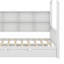 Lit House avec lit gigogne, lit pour enfant avec tablette