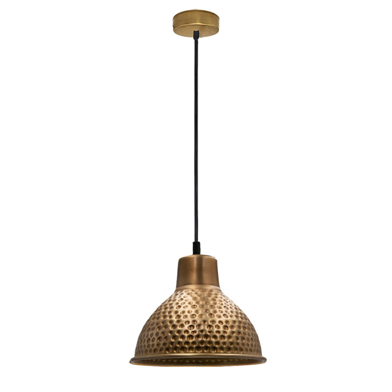 Luminaire suspendu en forme de dôme à 1 lumière 7,5 po l 1 po Herrin