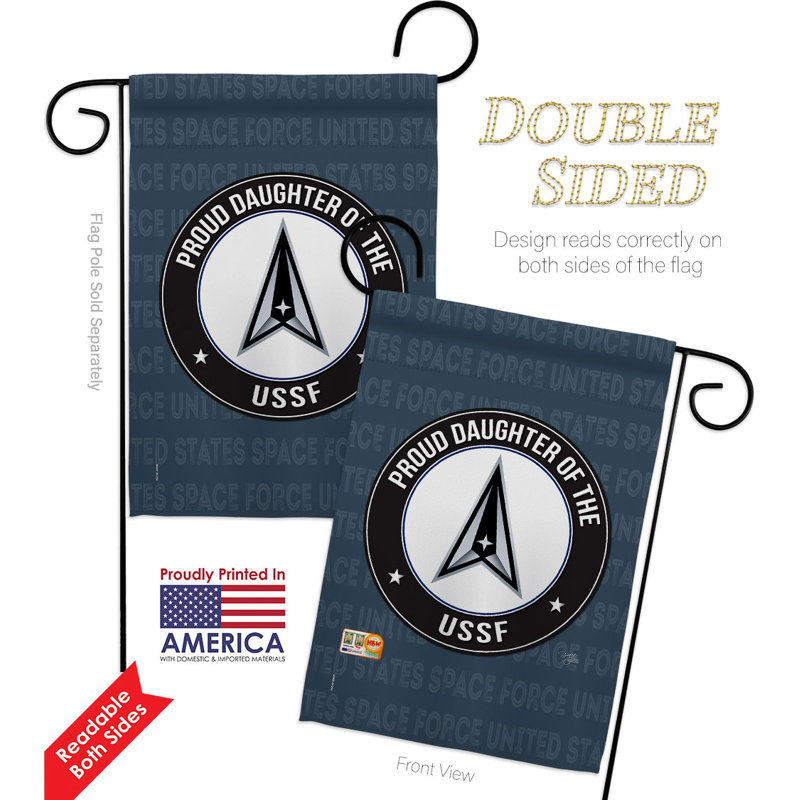 Double Sided 18.5'' H x 13'' W Polyester Garden Flag