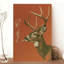 Impression sur toile de cerf fumant fantaisiste - Urban Studio-967110171