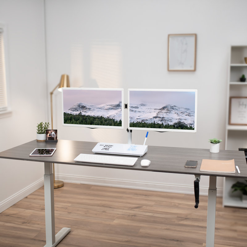 Tableau blanc effaçable à sec avec rangement caché 16 po x 7 po VIVO