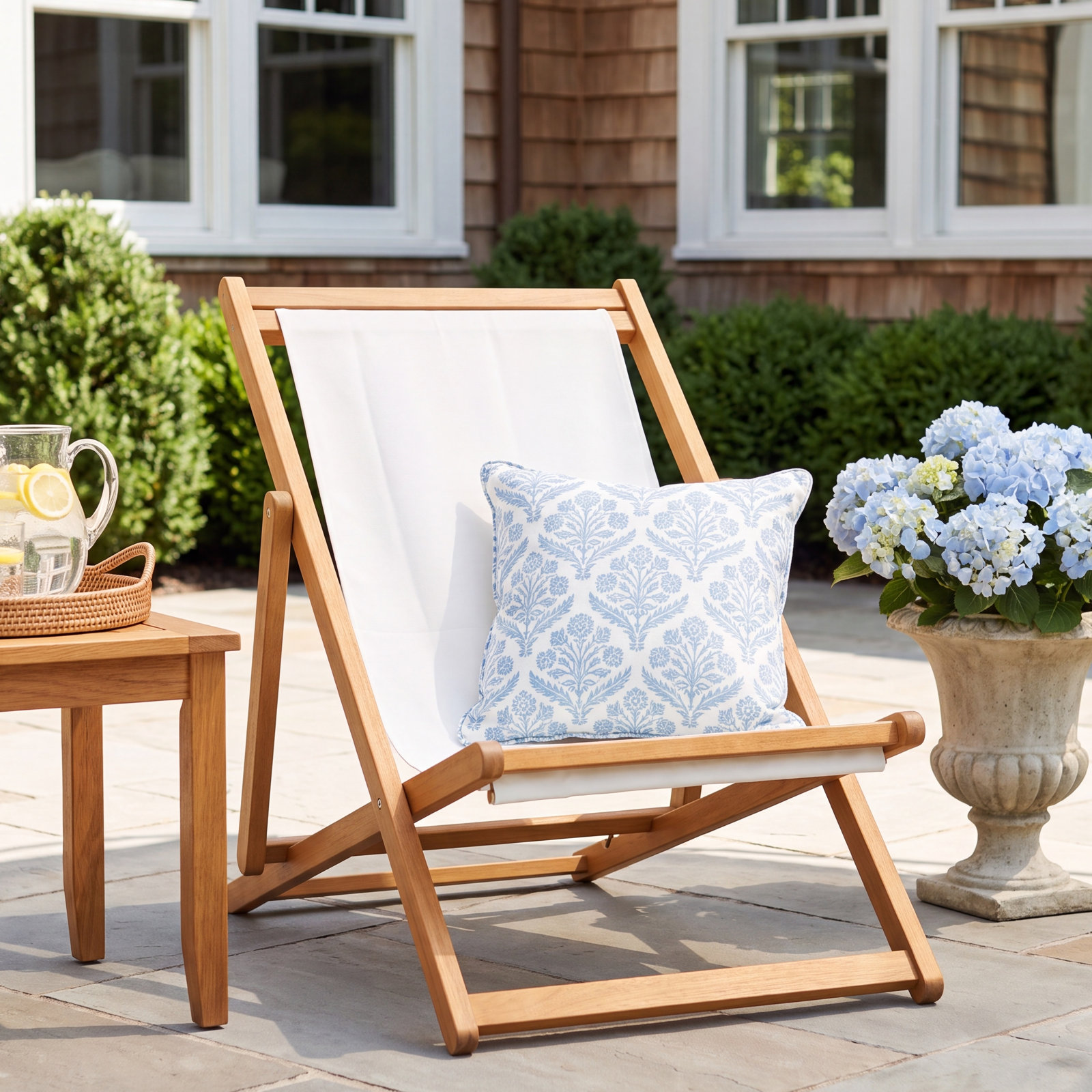 Solid Wood Folding Deck Chair