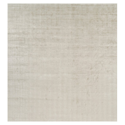 Textural Hand Knotted Wool Area Rug