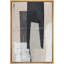 Collage géométrique noir pastel - Peinture sur toile-71165137-71165138