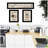 "Kitchen Friendship Collection III" 3-Piece Vignette By Millwork Engineering, Black Frame