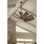 Ventilateur de plafond en nickel antique avec pales en bois de grange Springer